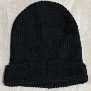 Classic Black Knit Beanie